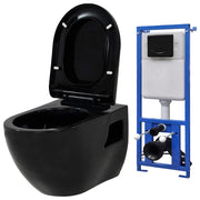 Kit completo per WC sospeso con cassetta di scarico in ceramica nera nascosta 02_0003583