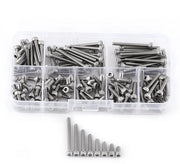 Set di viti a dado M3 a 160 pezzi - 6-30 mm - Alta qualità - Ideale per progetti DIY - Colore