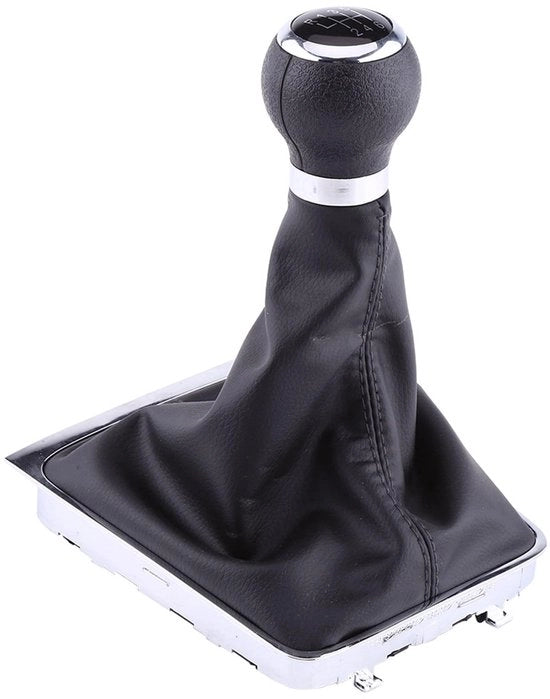 Accessorio per auto - Giroscopio per cambio - 6 marce - Gomma di alta qualità - Nero - Accessorio per auto - Adatto per B6 2005-2012 - Materiale plastico e sintetico