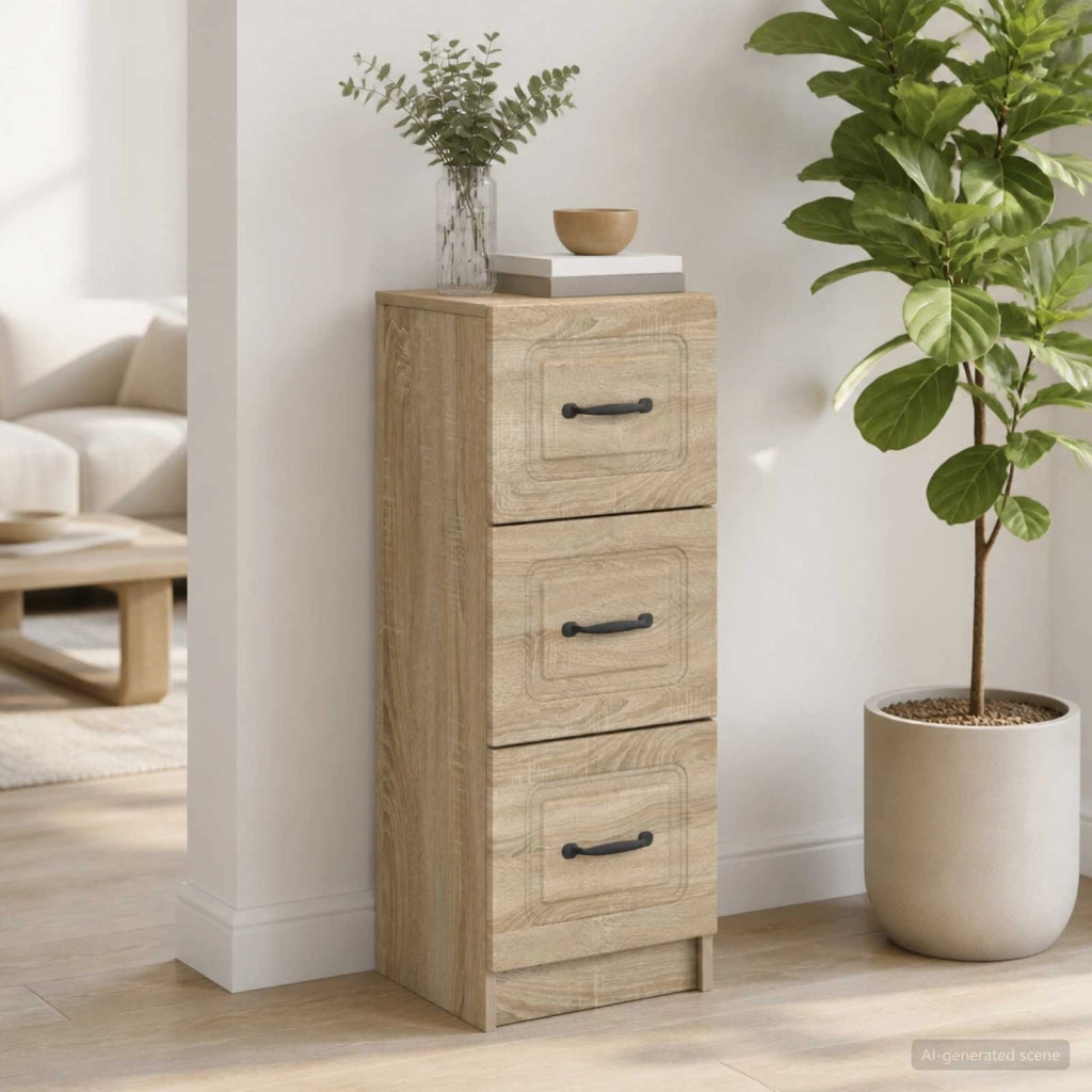 Mobile con Cassetti Rovere Sonoma 33 x 34,5 x 87 cm 895767