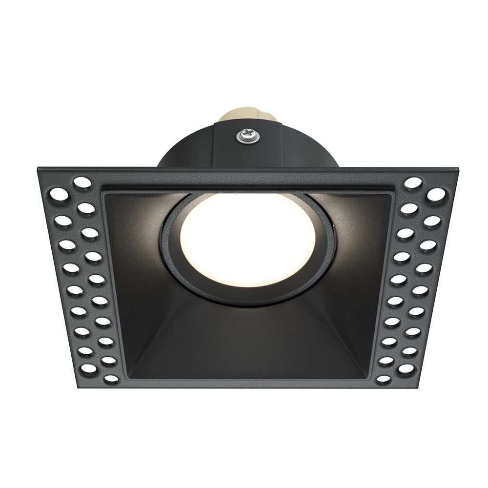 Maytoni DOT faretto incasso quadrato nero GU10 alluminio