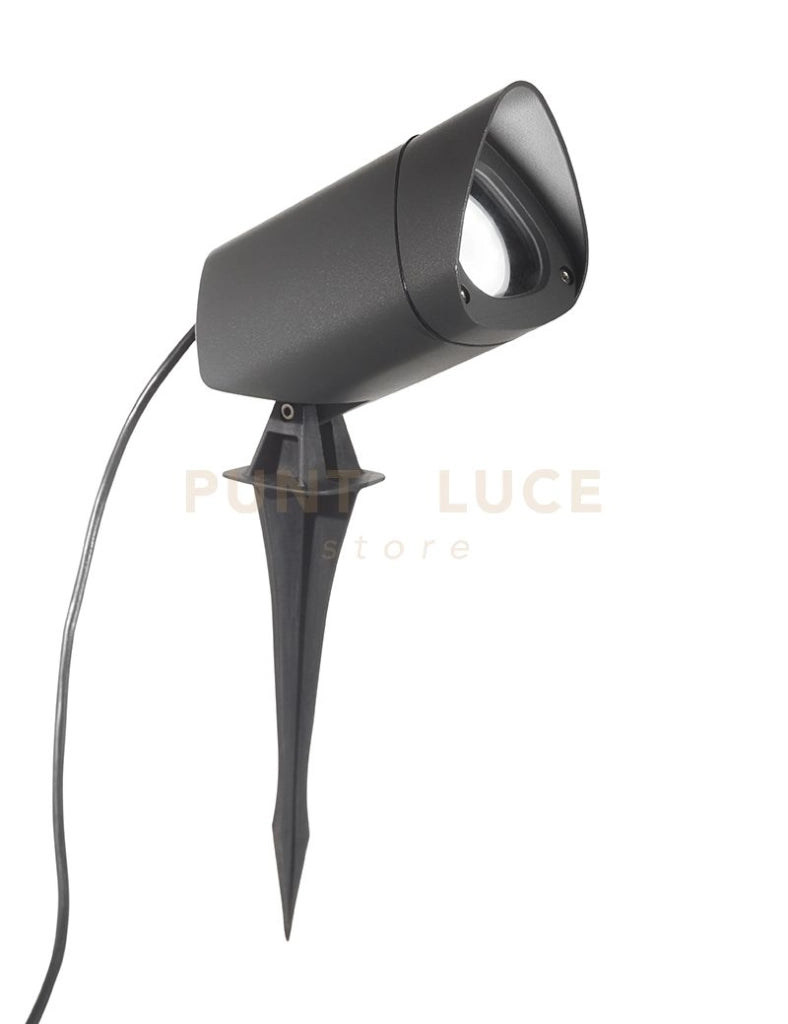 GES742- FARO PROIETTORE IN ALLUMINIO 1 LUCE ATTACCO GU10 IP65 GRIGIO ANTRACITE