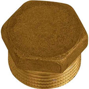 TAPPO MASCHIO ESAGONALE OTTONE GIALLO 1/2 - MADE IN ITALY