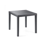 Tavolo king antracite quadrato