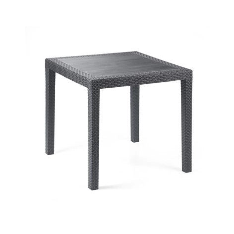 Tavolo king antracite quadrato