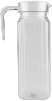 ONF3 - Piccolo Vaso di Vetro - Sapfles - Design elegante - Transparente - Vaso di acqua - Ideale per casa e ristoranti - 1100ml