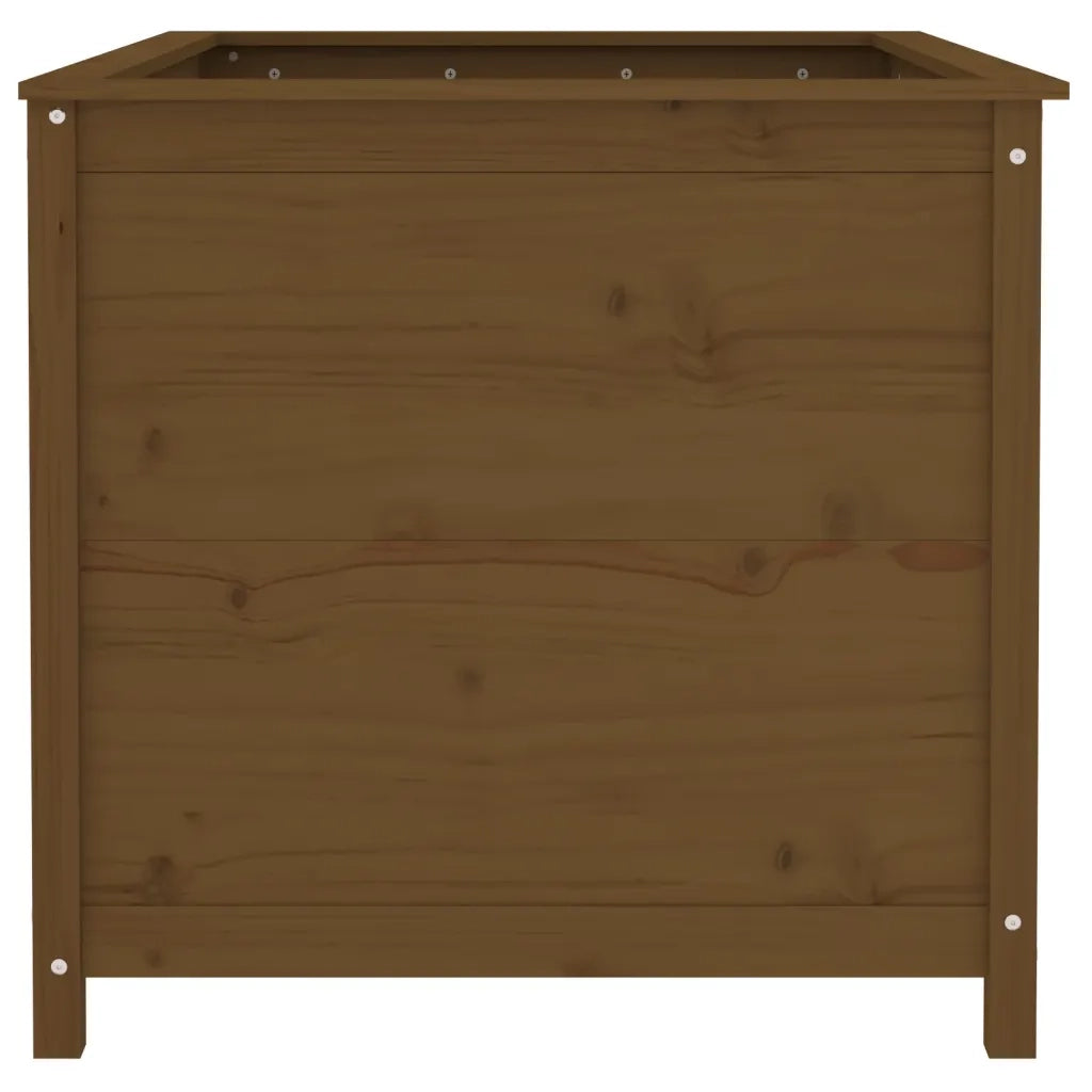Fioriera Rialzata Giardino Ambra 119,5x82,5x78cm Massello Pino
