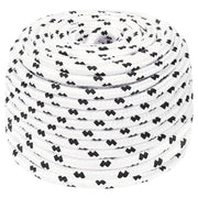 Corda Intrecciata per Barca Bianca 6 mm x 100 m Poliestere cod mxl 43178