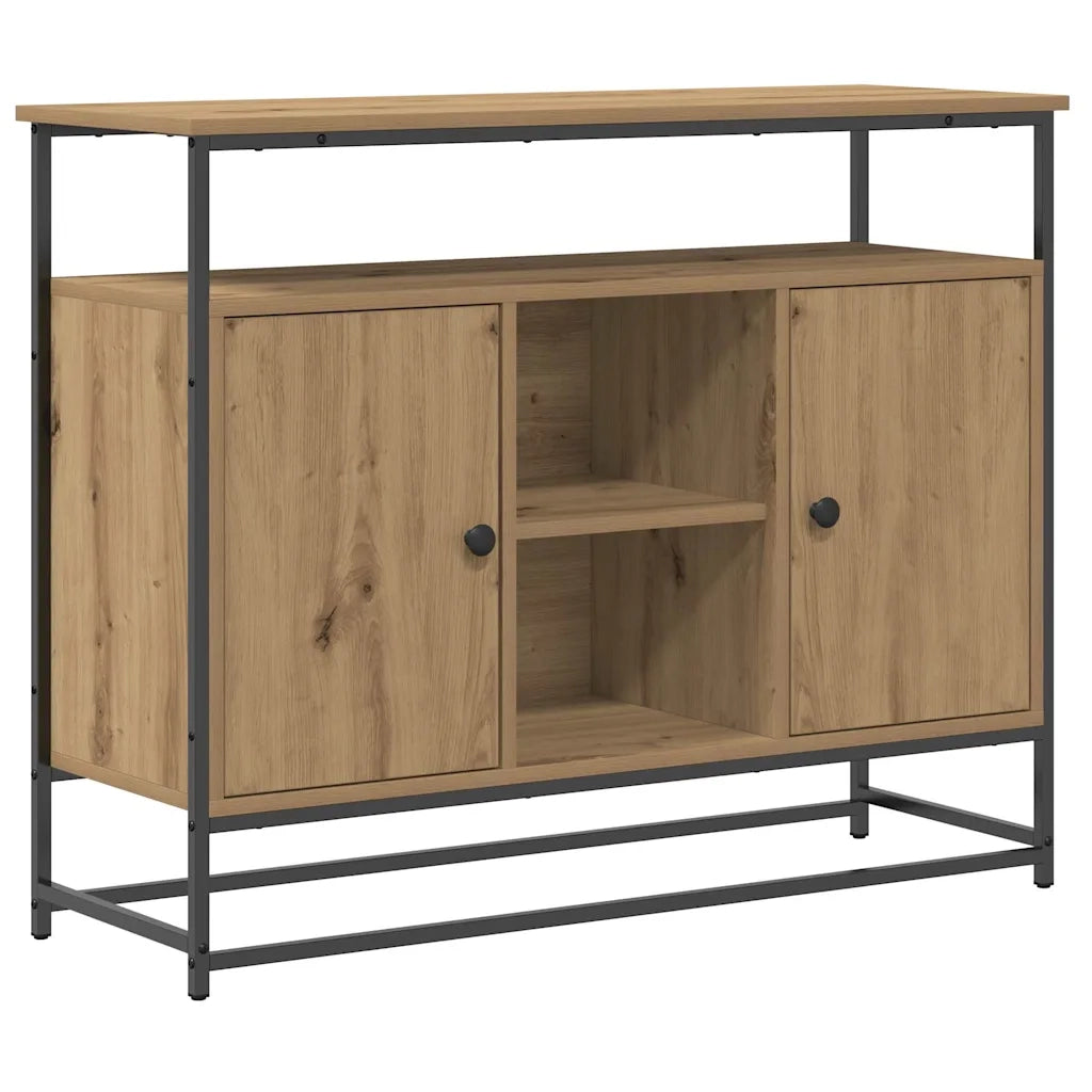 Credenza Rovere artigianale 100 x 35 x 80 cm Legno multistrato 862977