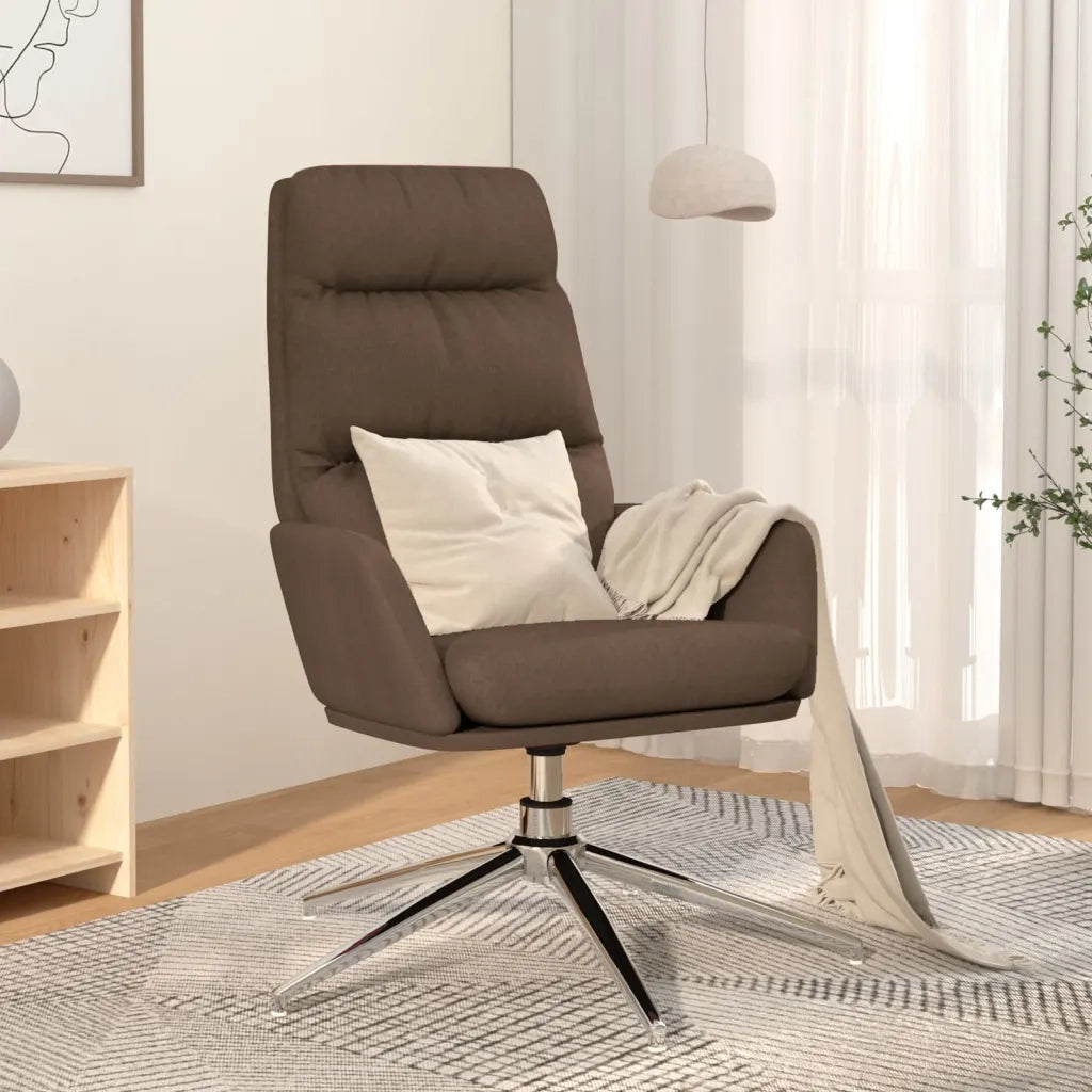 Sedia Relax Tortora in Tessuto 341139