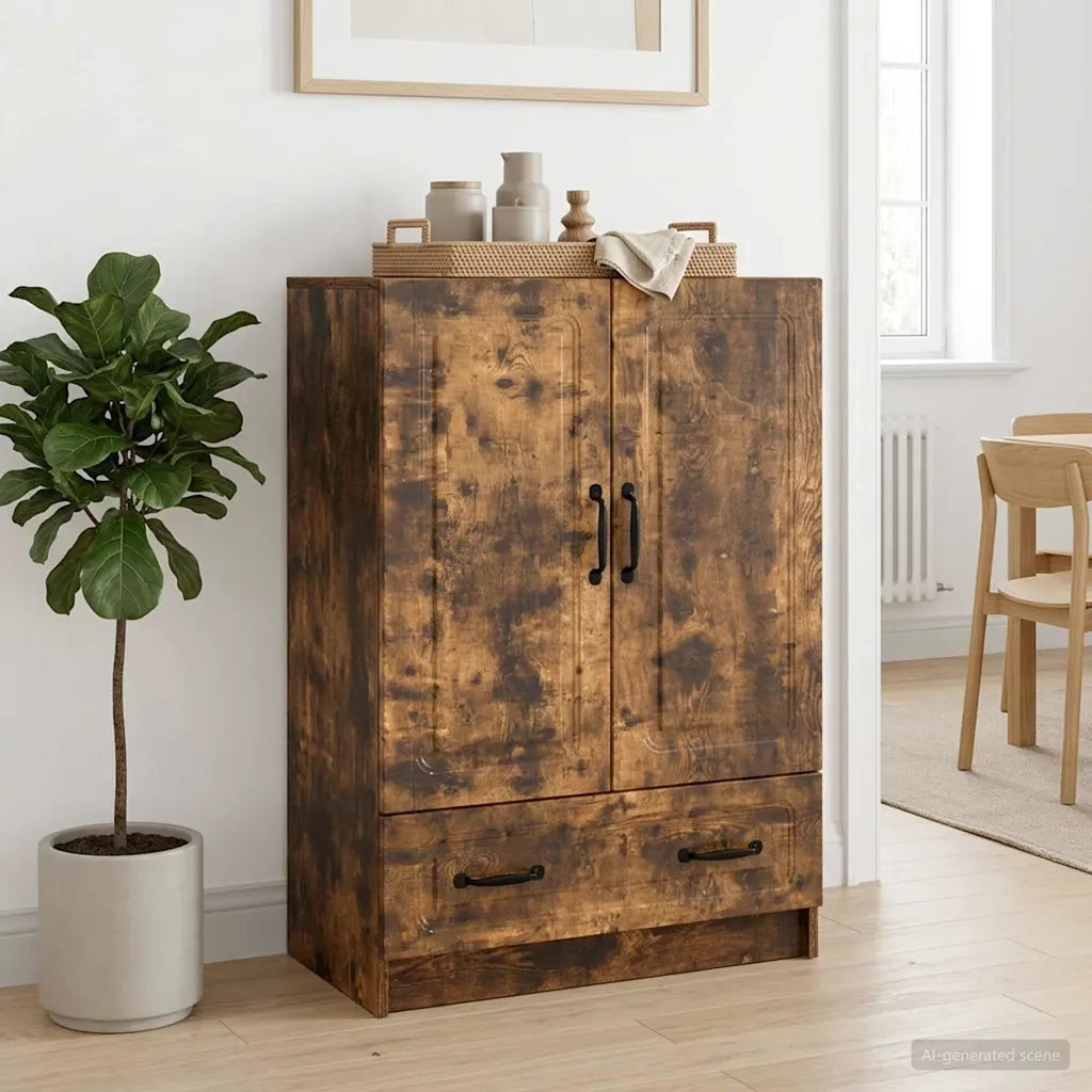 Credenza Rovere Fumo 66 x 34,5 x 92 cm Legno ingegnerizzato 895820