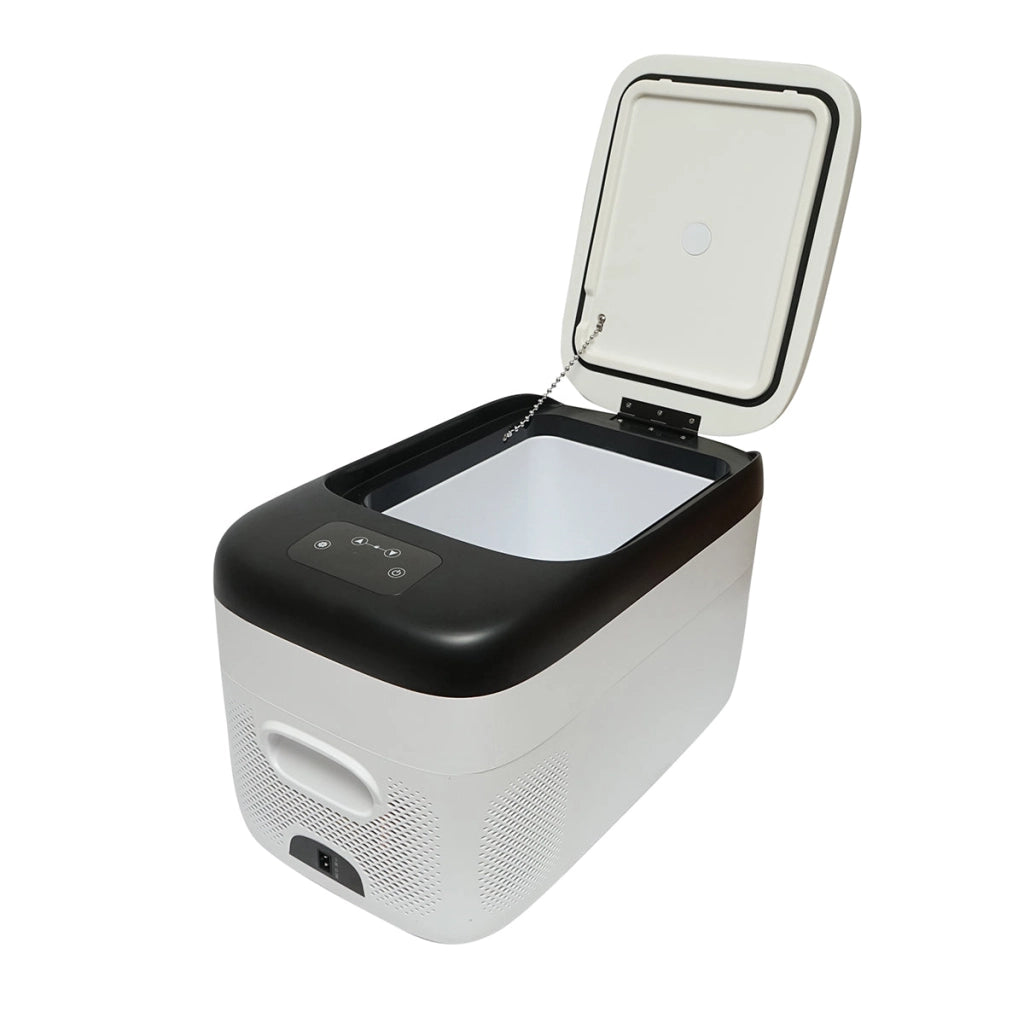 Frigorifero per auto con compressore 12-24-220V, 45W, capacità 25L 568x330x332mm