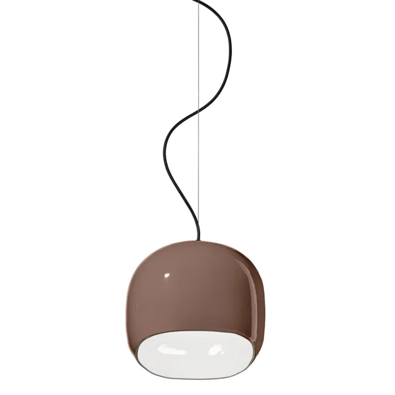 Sospensione Piccola Vintage Decò Ayrton Ceramica 1 Luce E27