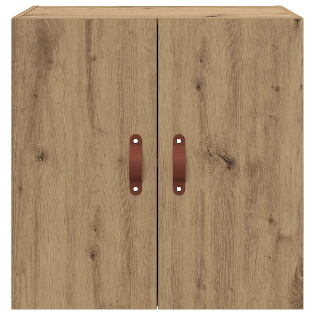 Armadietto a muro rovere artigianale 60 x 31 x 60 cm
