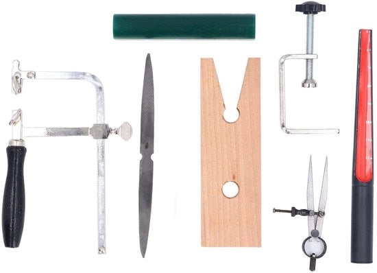 Strumento a forma di anello per taglio preciso - Set di utensili multifunzionali - Strumenti per la creazione di anelli - Materiali resistenti - Adatto per legno e metallo - Strumento per orafi