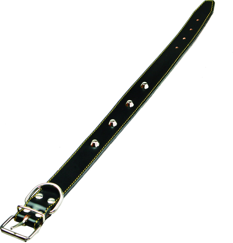 COLLARE PER CANI FODERATO CON BORCHIE 35x610 mm