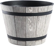 Vaso Madera 21573 - grigio chiaro - 30 cm - interno ed esterno - vaso decorativo - piante da balcone - plastica