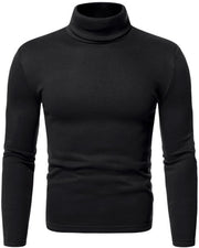 Maglione Uomo Fit Slim - Lunghezza - Colore Pieno - Base Termica - Materiale Leggero e Respirante - Ideale per Autunno/Inverno - Maglione Termico