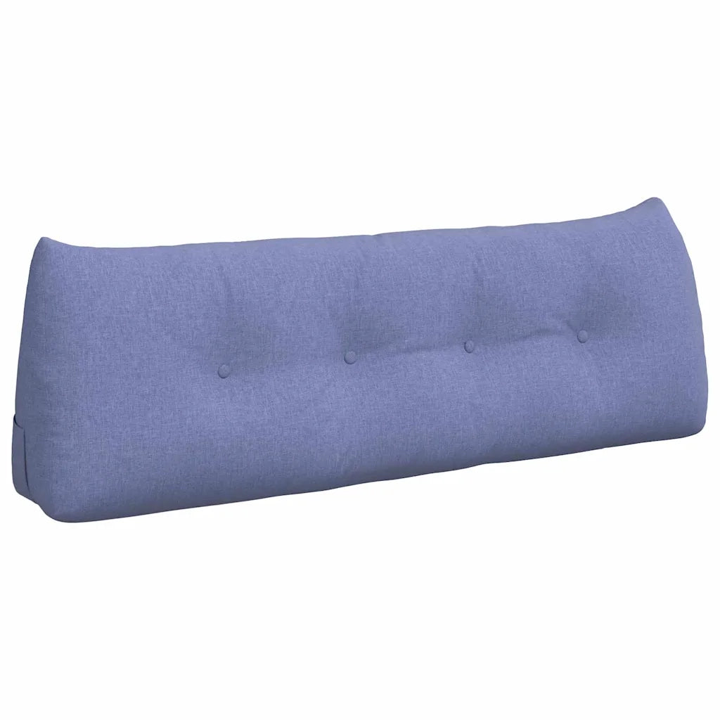 Cuscino per Schiena Blu jeans 140 x 24 x 50 cm Tessuto
