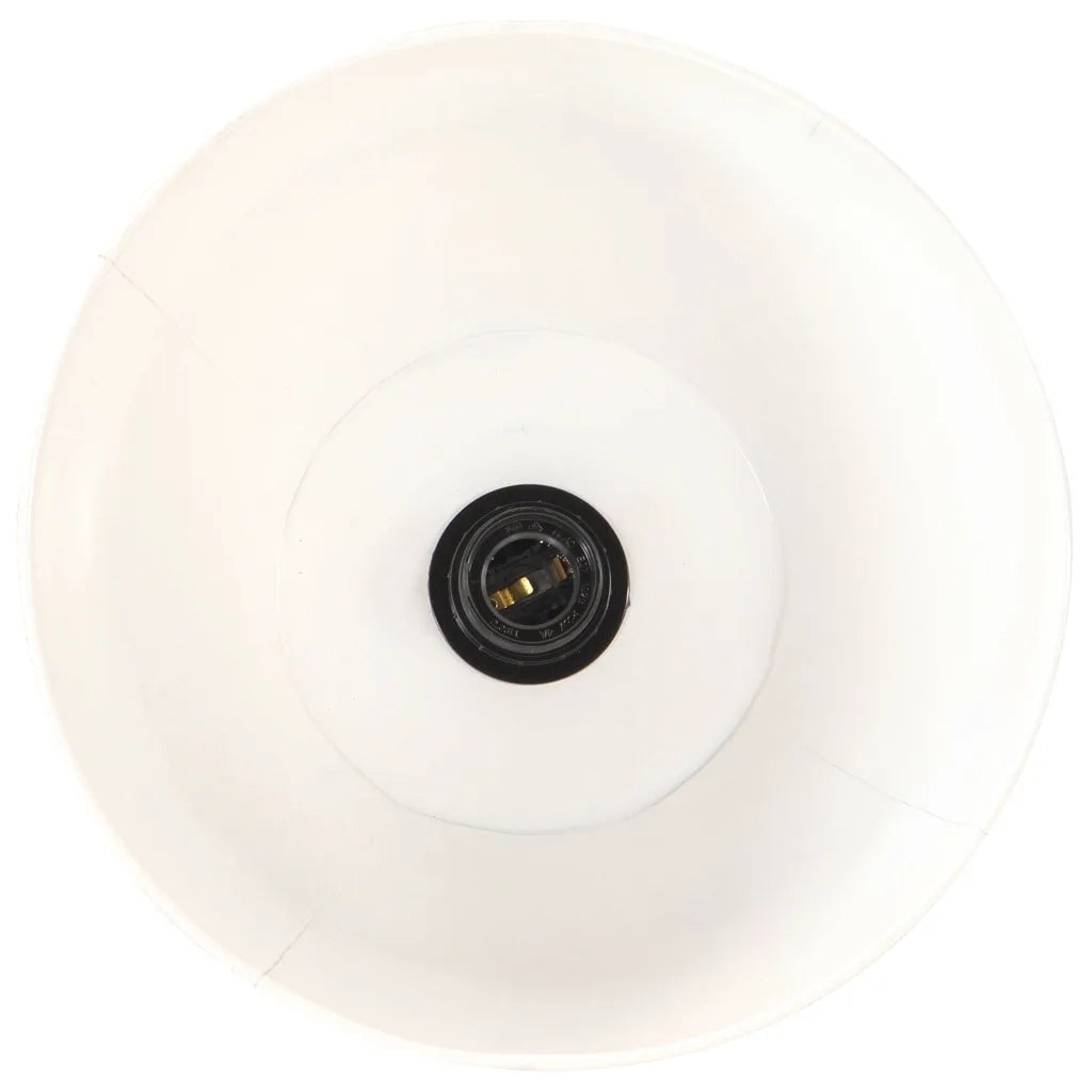 Lampada da Pavimento Bianca in Legno Massello di Mango E27 320582