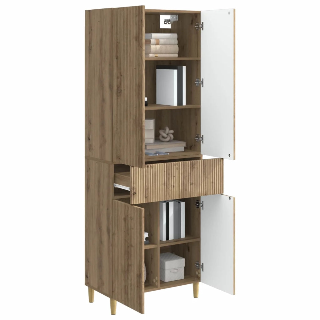 Set di armadi 2 pcs 66 x 34,5 x 90 cm Legno ingegnerizzato
