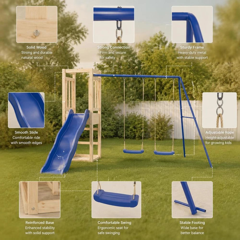 Play Tower Solid Pine Wood