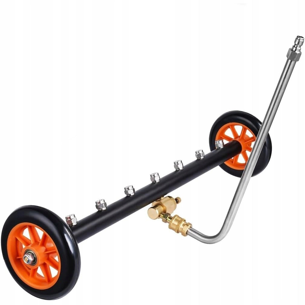 Set Accessori per Idropulitrice Rosfix – 5 Ugelli a Sgancio Rapido + Lancia 34cm Inclinata 30° | Acciaio Inox, Ottone