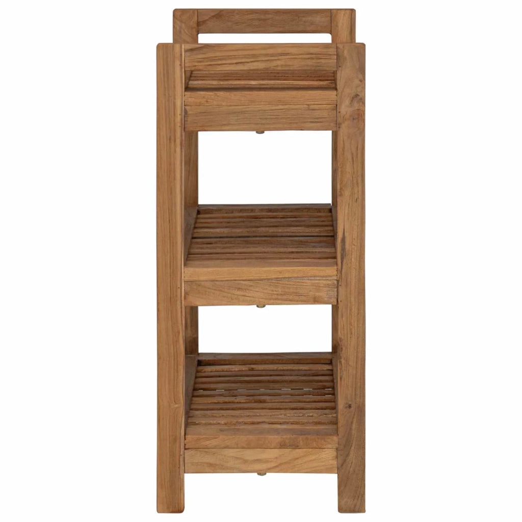 Mensola da bagno Naturale 45 x 30 x 71 cm Legno di teak solido 42024276