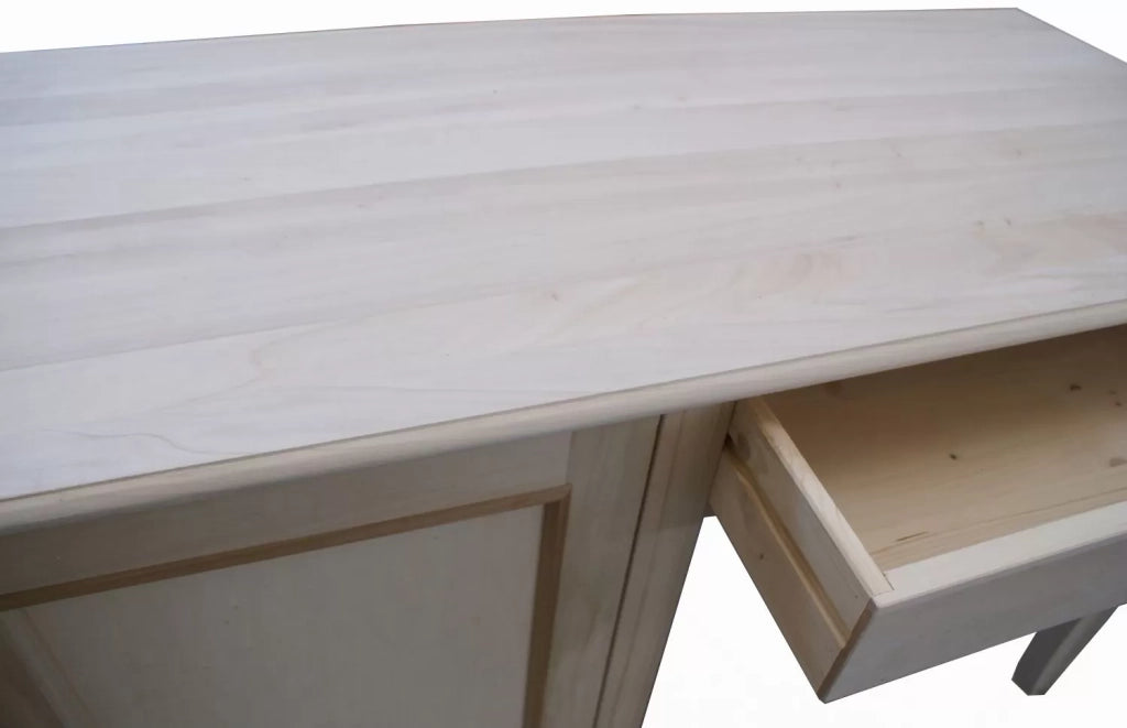 Scrivania in legno porta frigo grezzo 130x60x83 (485) - Mobili 2G