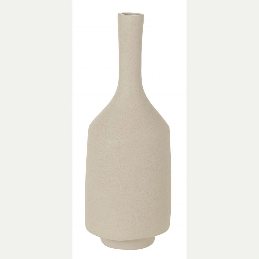 BOTTIGLIA DECORATIV KOTHON BEIGE L H36,5