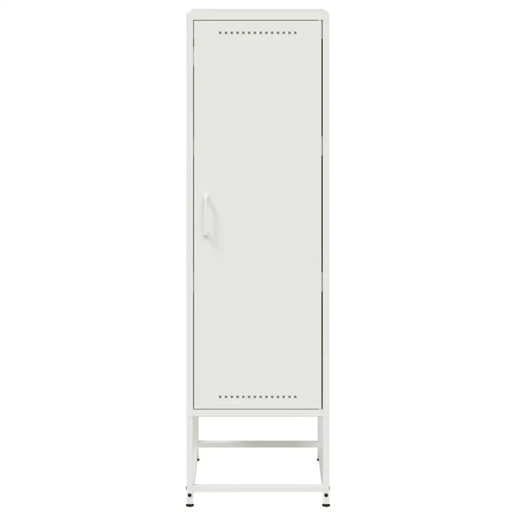 Credenza Bianca 36x39x123 cm in Acciaio 846529