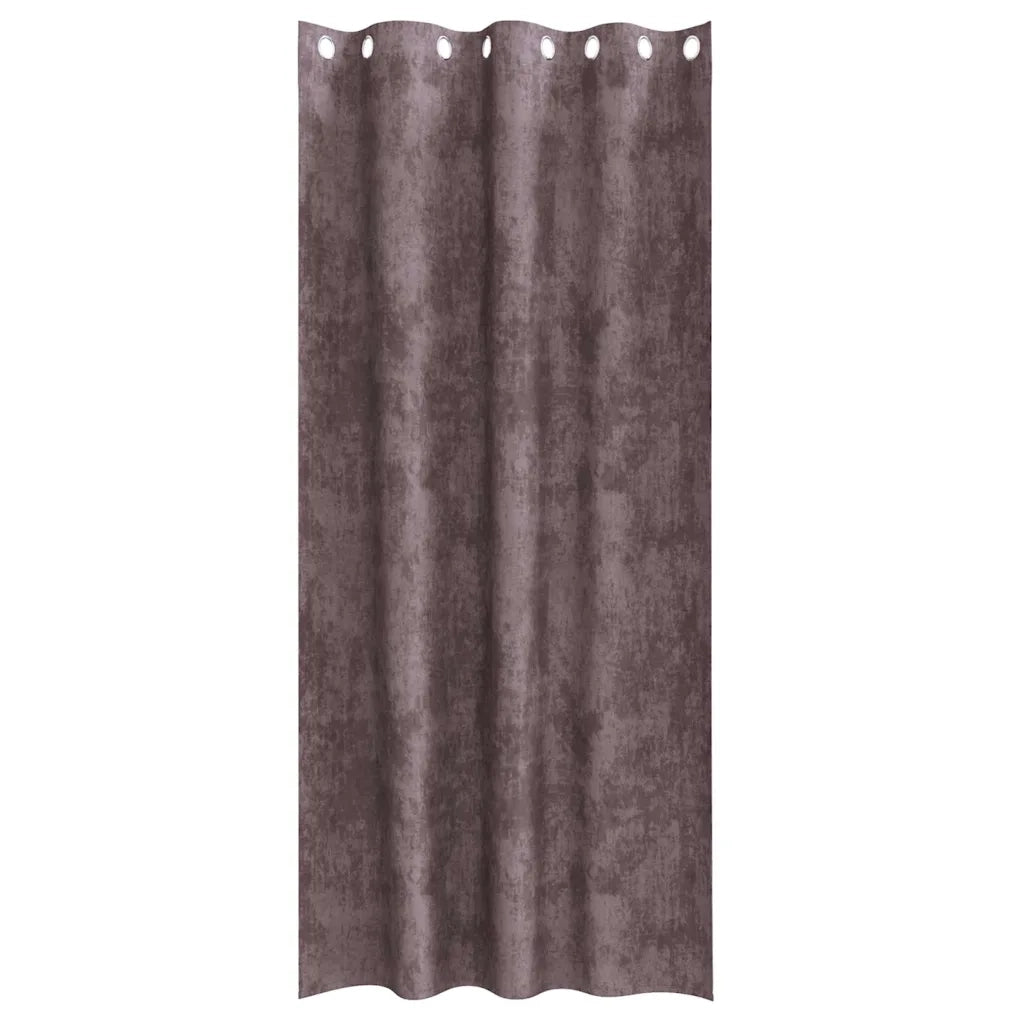 Tende in Velluto con tende 2 pcs Marrone 245 x 140 cm Velluto 4107661