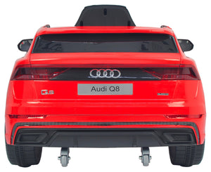 Macchina Elettrica per Bambini 12V con Licenza Audi Q8 Rossa