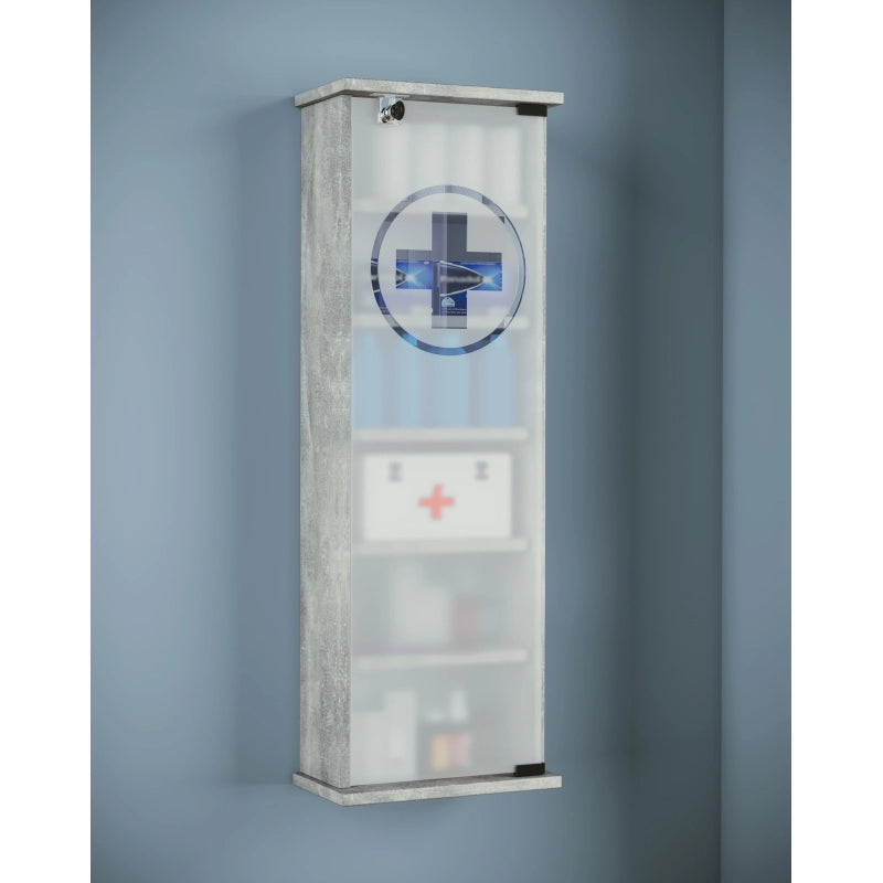 Armadietto Medicinali  PharmaCasa XXL dim 31x18 h 92 cm