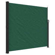 Tenda da Sole | Tenda parasole Laterale Retrattile Verde Scuro 180x500 cm