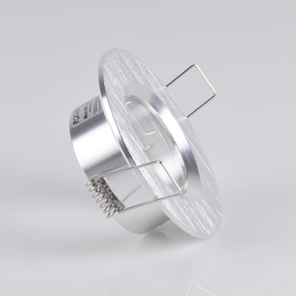 Faretto incasso argento spazzolato IP44 MR16 BORAS Polux