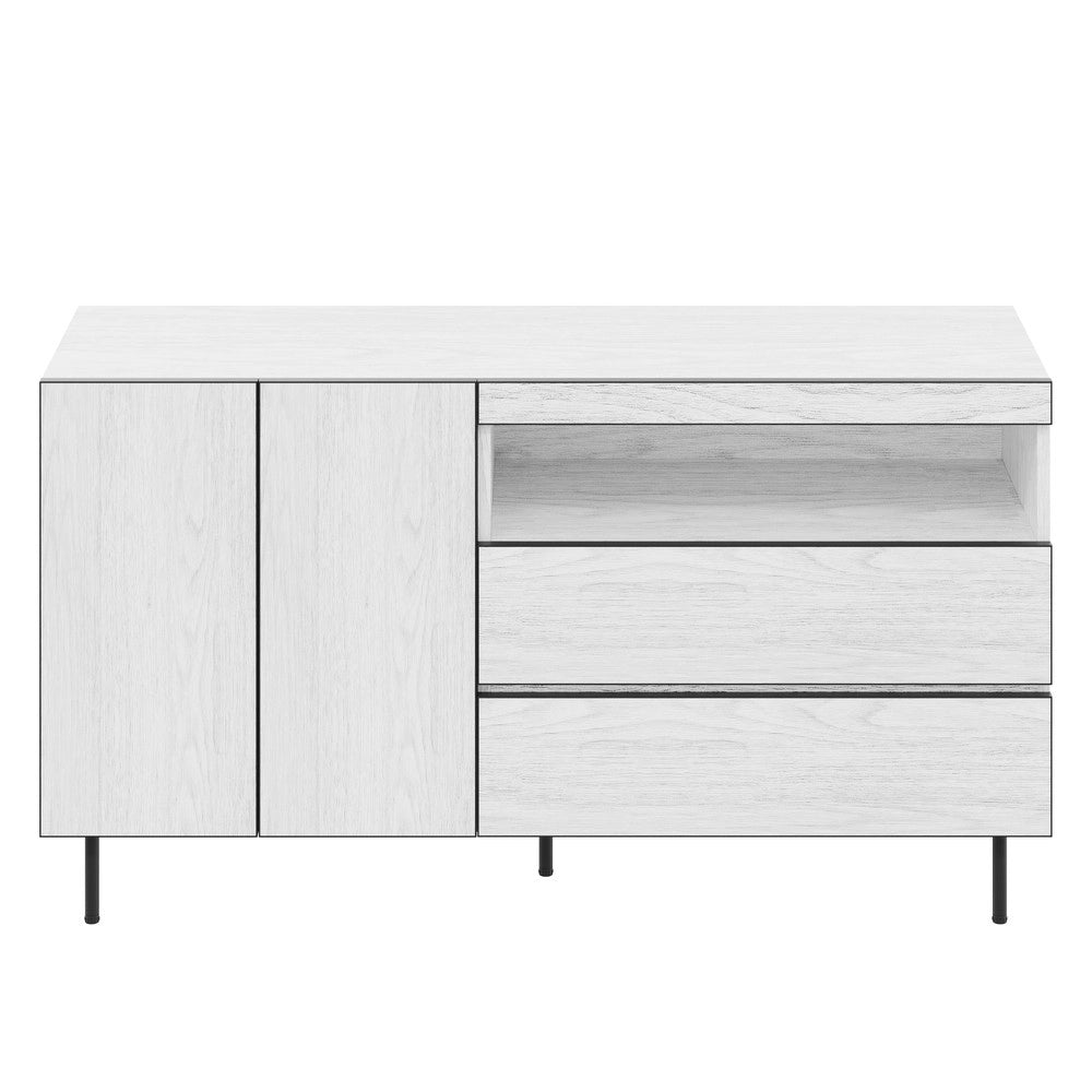 Cassettiera Mobile Soggiorno ¨C MINIMAL ¨C Legno, Ante, Cassetti, Ripiani