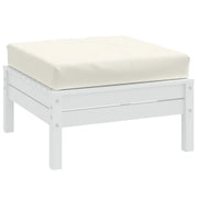 vidaXL Cuscino per Pallet Crema Mélange 60x60x9,5 cm in Tessuto