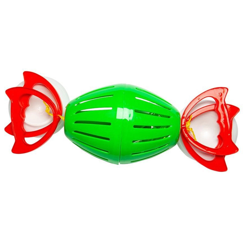 Trade Shop - Gioco Tira La Palla Scorrevole 2 Maniglie In Plastica Bambini Giocattolo Estate 6563173 -
