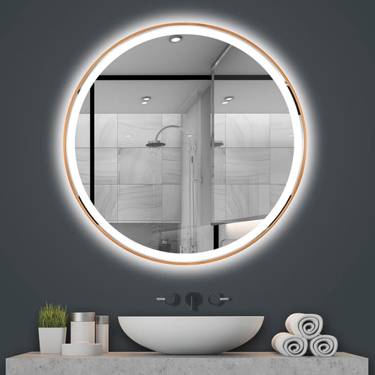 Specchio Led 100cmmmj Brush Copper