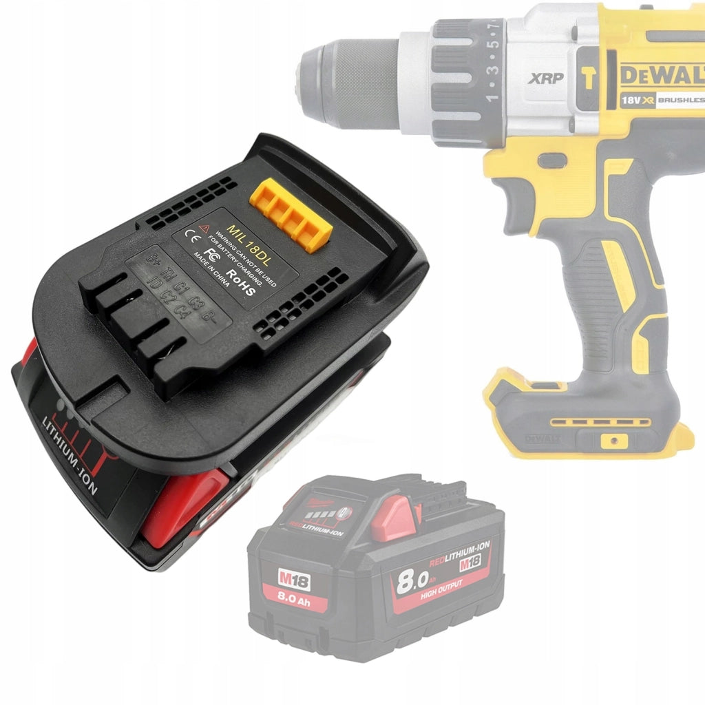 Adattatore Batteria 18V compatibile con Utensili Dewalt – Modello DW18ML | Alta Qualità e Durata