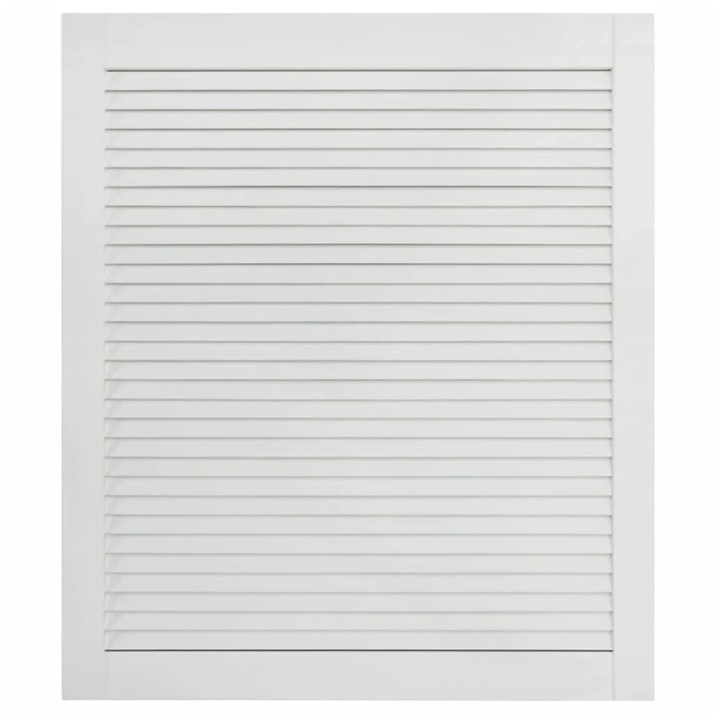 Porte a persiana in 2 pezzi legno di pino massiccio 61,5 x 49,4 cm bianco 02_0003906