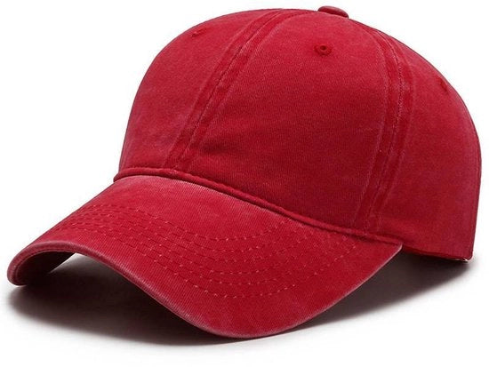 Pet di baseball unisex, pet di baseball all'aperto, cappello regolabile per adulti, sport, baseballpet cool e moderno per uomini e donne - rosso