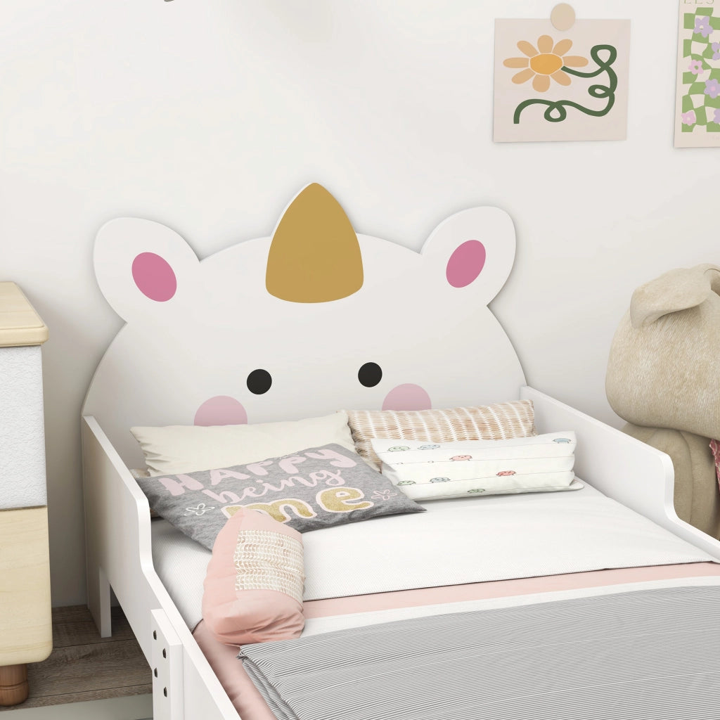 Letto a castello per bambini con rete a doghe ¨C zephmum ¨C rosa 143x74x67 cm