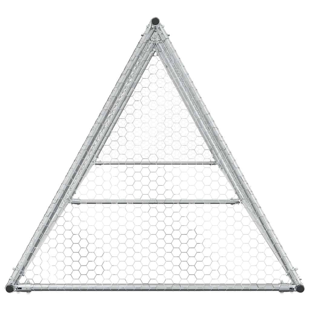 Pollaio Silver 400 x 105 x 91 cm acciaio zincato Silver 02_0041671