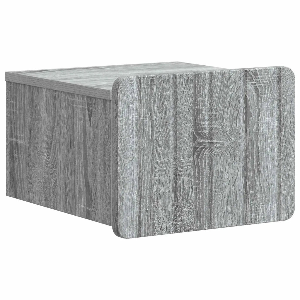 Mobiletto da notte a muro 2 pcs Grigio Sonoma 33 x 34,5 x 24 cm 898268