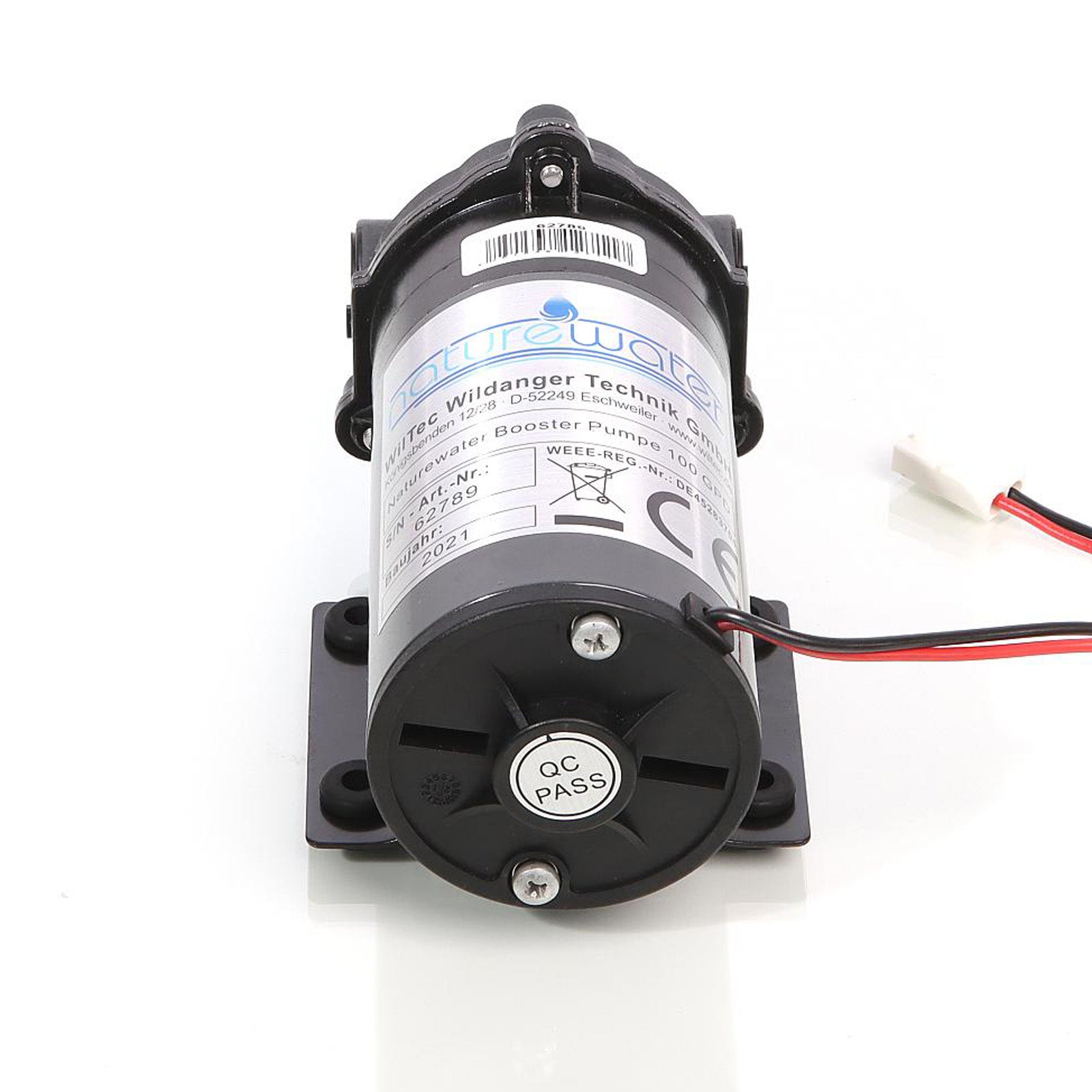 Pompa booster 100 GPD (350l/giorno) 35W Pompa di spinta per sistemi a osmosi inversa