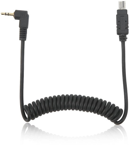 Cavo di collegamento 2,5 mm N3 - Cavo di collegamento per telecomando - Cavo di collegamento sostitutivo - Adatto per D7200/D7000/D5100/D5000 - Lunghezza 24cm/100cm - Peso 16g