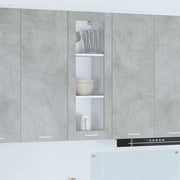 Armadio pensile con porta Grigio cemento 40 x 31 x 100 cm 884381