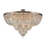Maytoni Plafoniera contemporanea Palace 14 luci E27 oro metallo cristallo